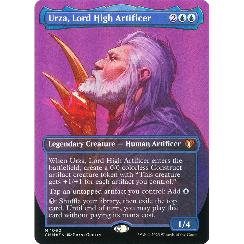 Urza, Lord High Artificer (CMM-1060) - Commander Masters (Borderless) Foil