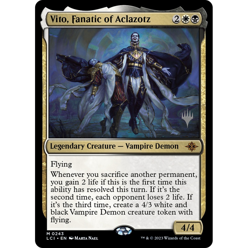 Vito, Fanatic of Aclazotz (PPLCI-243P) - The Lost Caverns of Ixalan Promos Foil