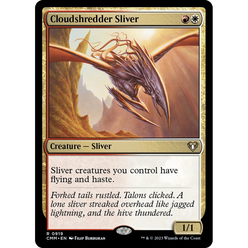 Cloudshredder Sliver (CMM-919) - Commander Masters