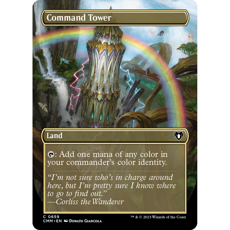 Command Tower (CMM-659) - Commander Masters (Borderless) Foil