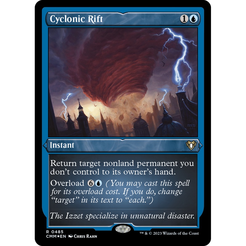 Cyclonic Rift (CMM-485) - Commander Masters Etched Foil