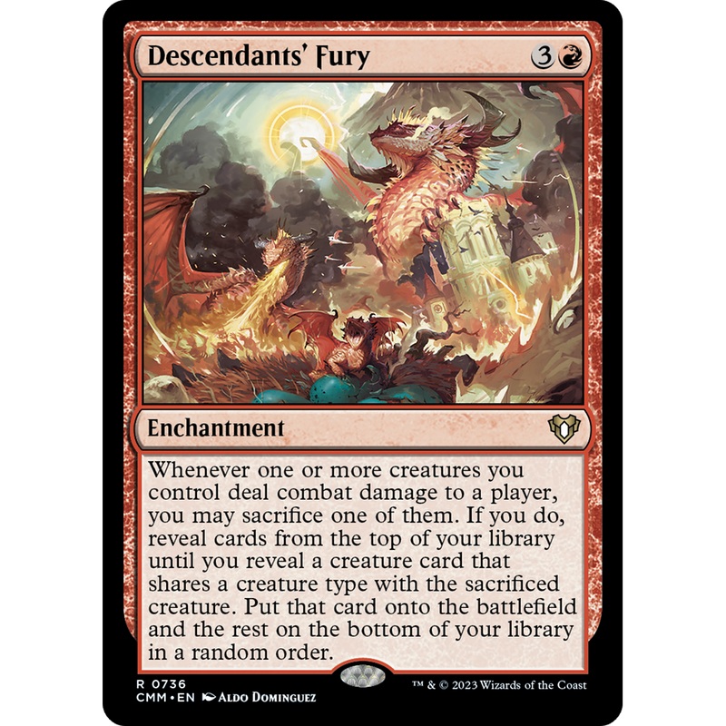 Descendants' Fury (CMM-736) - Commander Masters