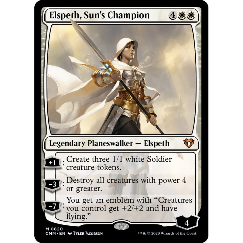 Elspeth, Sun's Champion (CMM-820) - Commander Masters