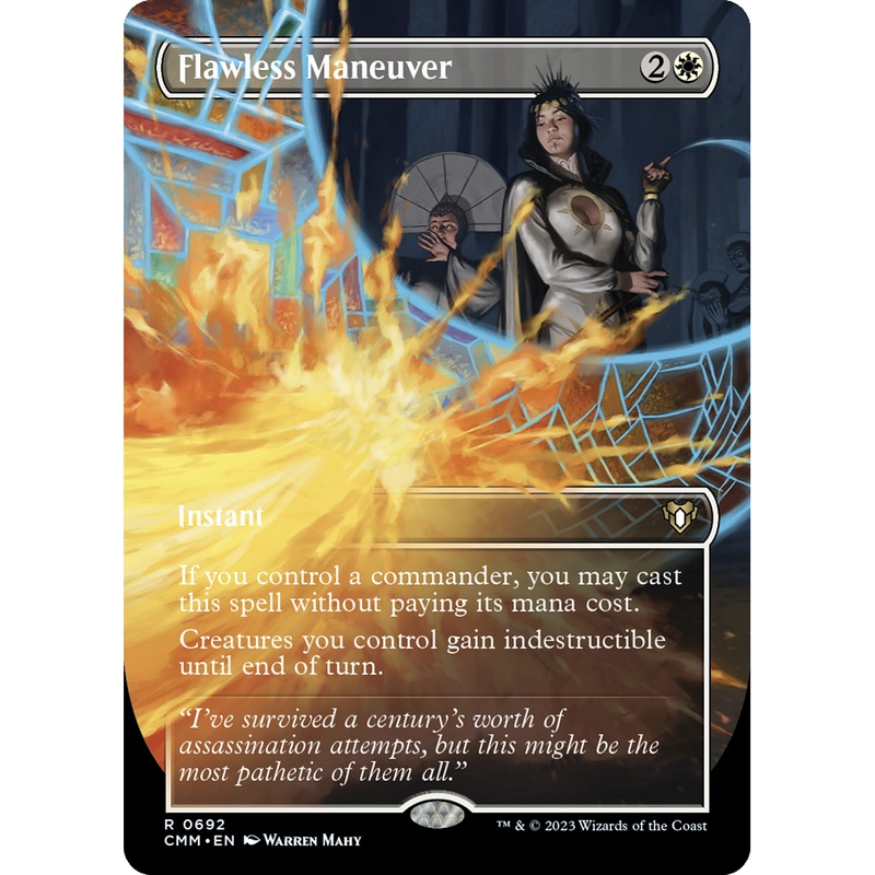 Flawless Maneuver (CMM-692) - Commander Masters (Borderless)