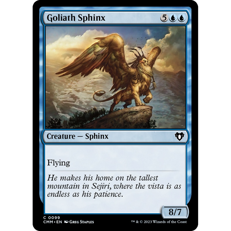 Goliath Sphinx (CMM-099) - Commander Masters