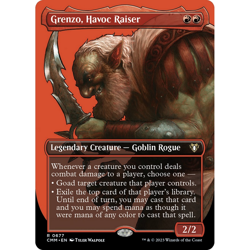 Grenzo, Havoc Raiser (CMM-677) - Commander Masters (Borderless)
