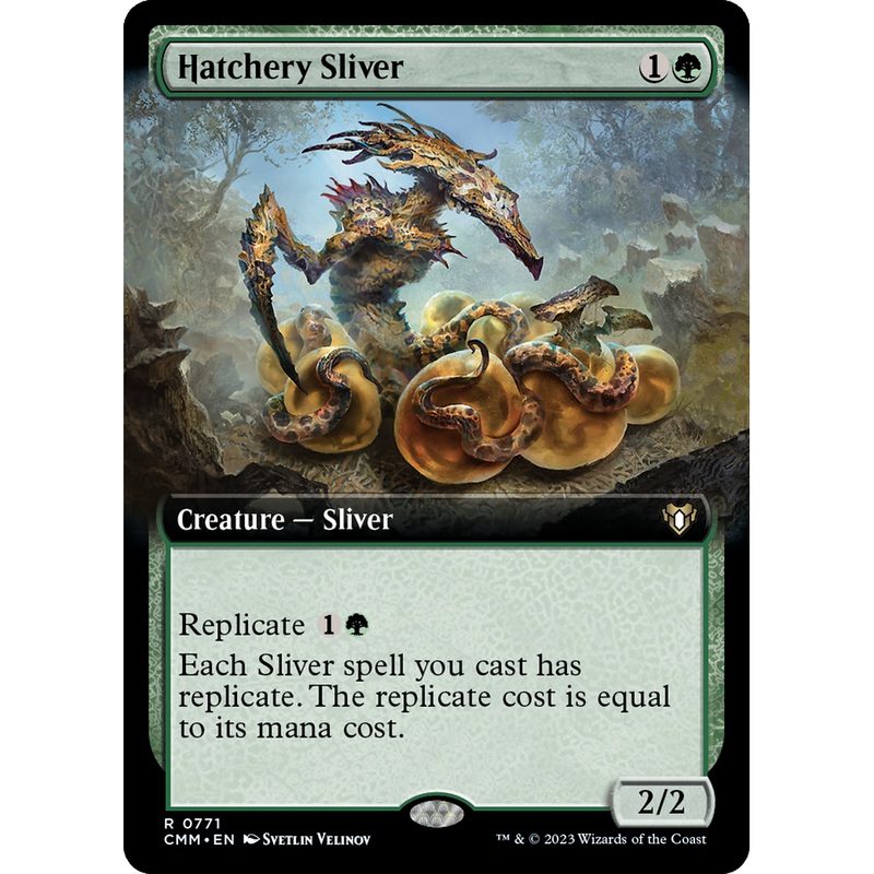 Hatchery Sliver (CMM-771) - Commander Masters: (Extended Art)