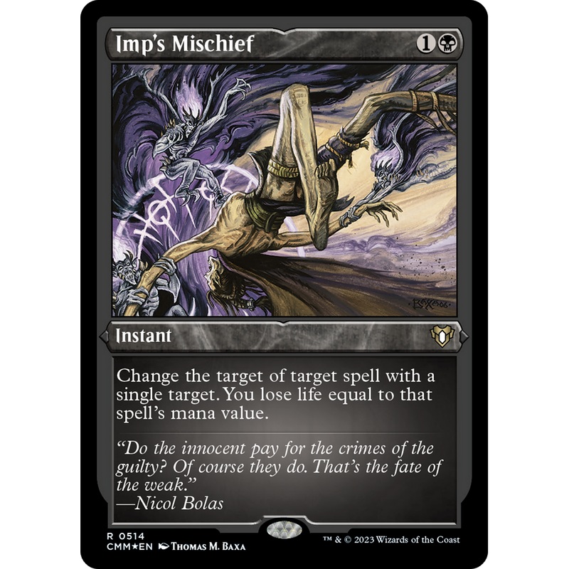 Imp's Mischief (CMM-514) - Commander Masters Etched Foil