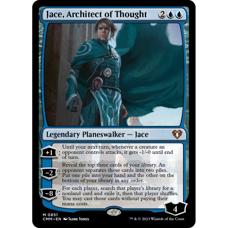 Jace, Architect of Thought (CMM-851) - Commander Masters