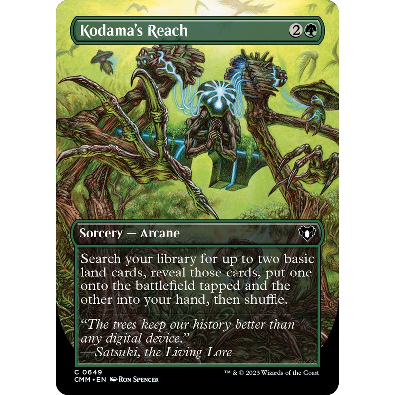 Kodama's Reach (CMM-649) - Commander Masters (Borderless)