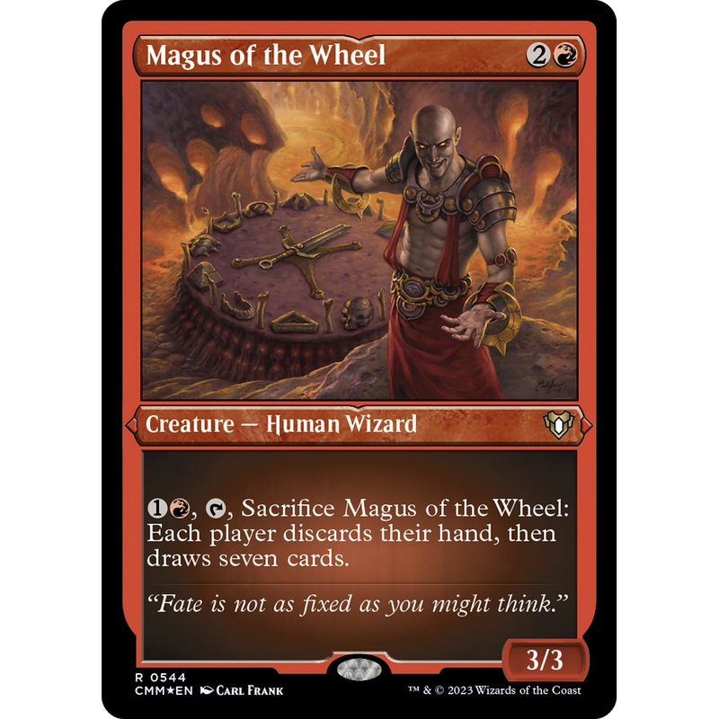 Magus of the Wheel (CMM-544) - Commander Masters Etched Foil