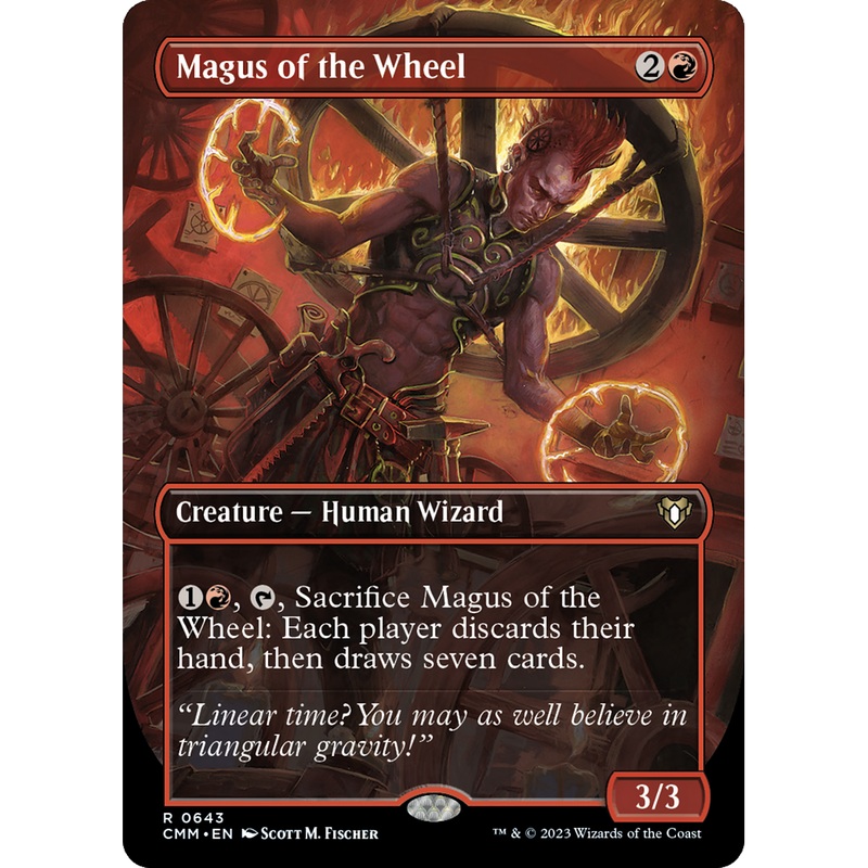 Magus of the Wheel (CMM-643) - Commander Masters (Borderless) Foil