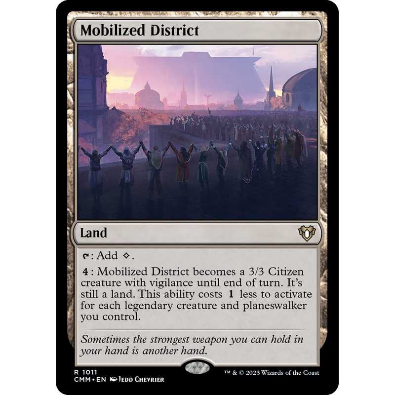 Mobilized District (CMM-1011) - Commander Masters