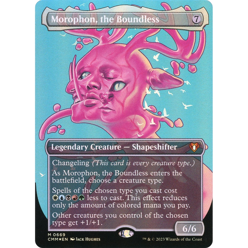 Morophon, the Boundless (CMM-1058) - Commander Masters (Borderless) Foil