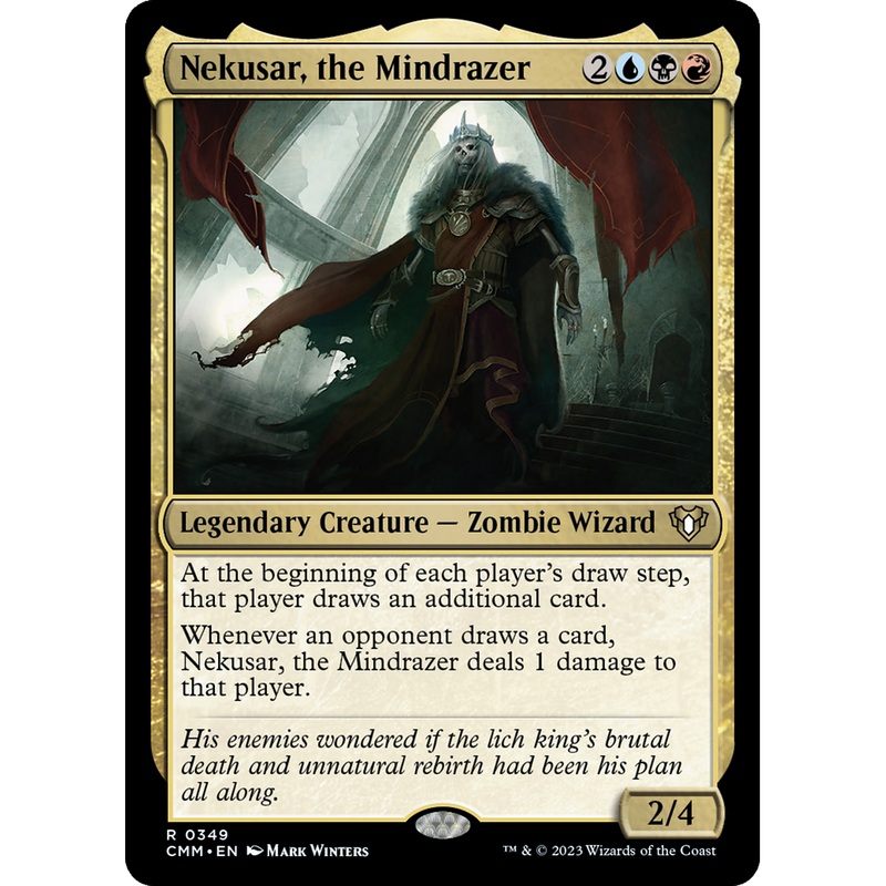 Nekusar, the Mindrazer (CMM-349) - Commander Masters Foil