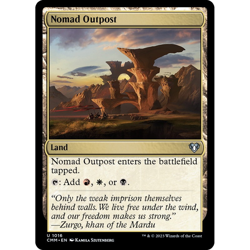 Nomad Outpost (CMM-1016) - Commander Masters