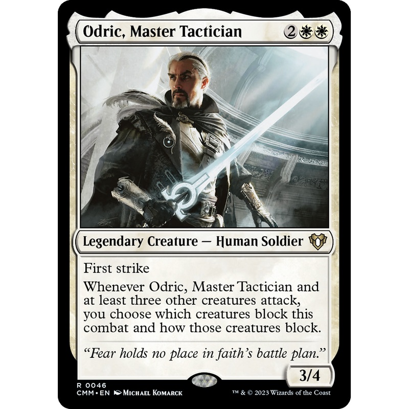 Odric, Master Tactician (CMM-046) - Commander Masters Foil