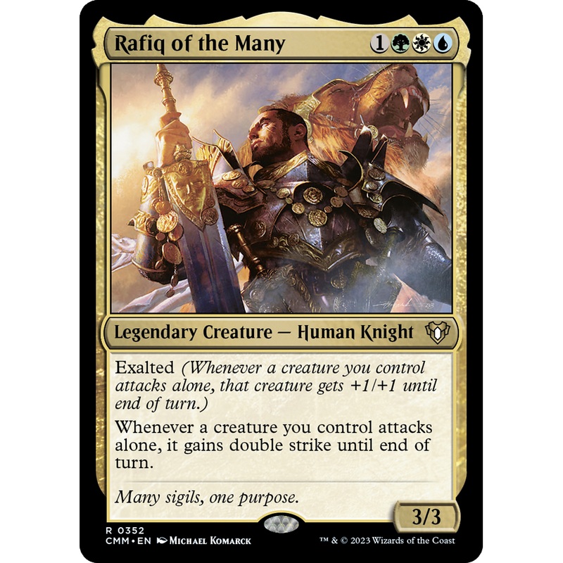 Rafiq of the Many (CMM-352) - Commander Masters