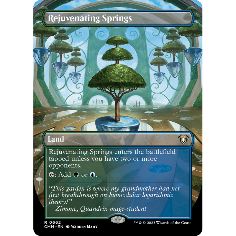 Rejuvenating Springs (CMM-662) - Commander Masters (Borderless)