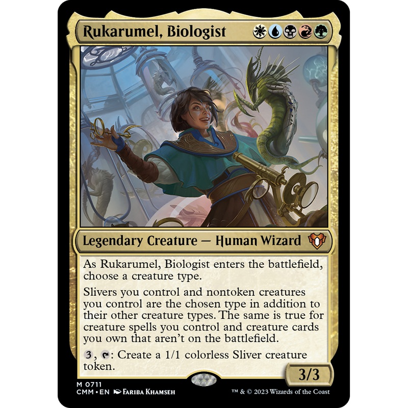 Rukarumel, Biologist (CMM-711) - Commander Masters Foil