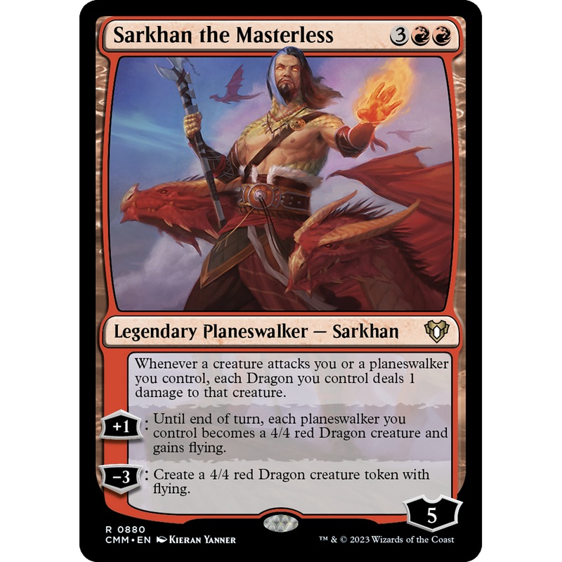 Sarkhan the Masterless (CMM-880) - Commander Masters