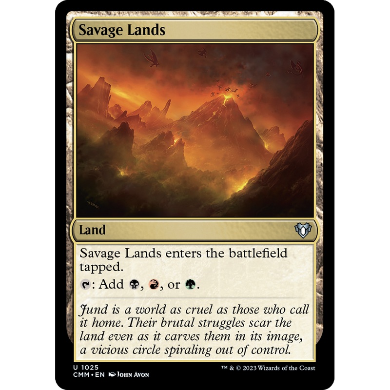 Savage Lands (CMM-1025) - Commander Masters