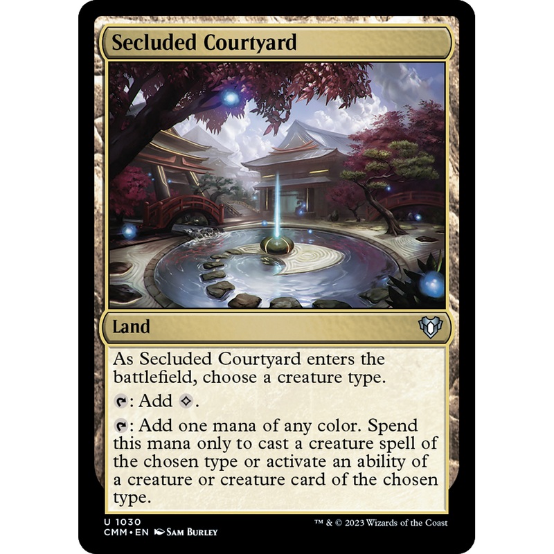 Secluded Courtyard (CMM-1030) - Commander Masters