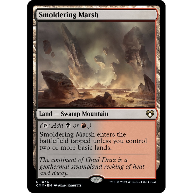 Smoldering Marsh (CMM-1036) - Commander Masters