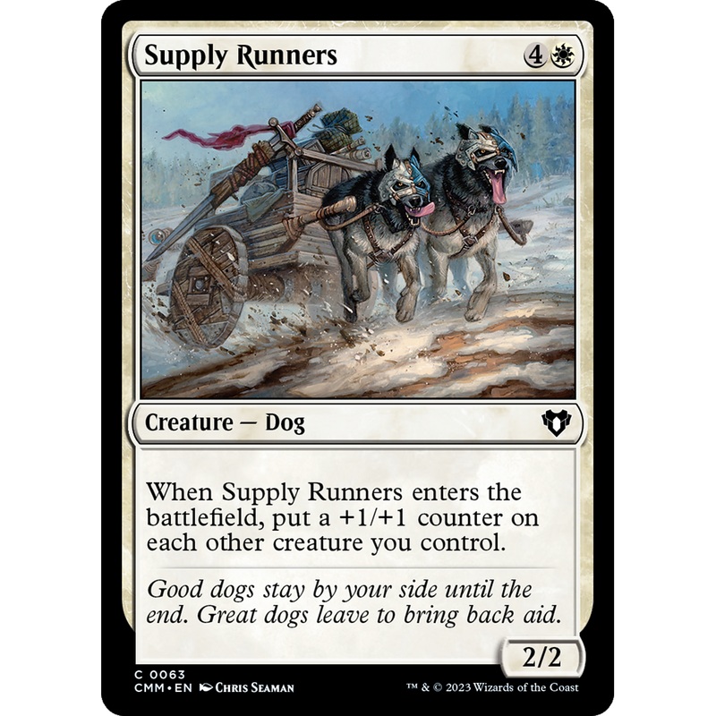 Supply Runners (CMM-063) - Commander Masters Foil