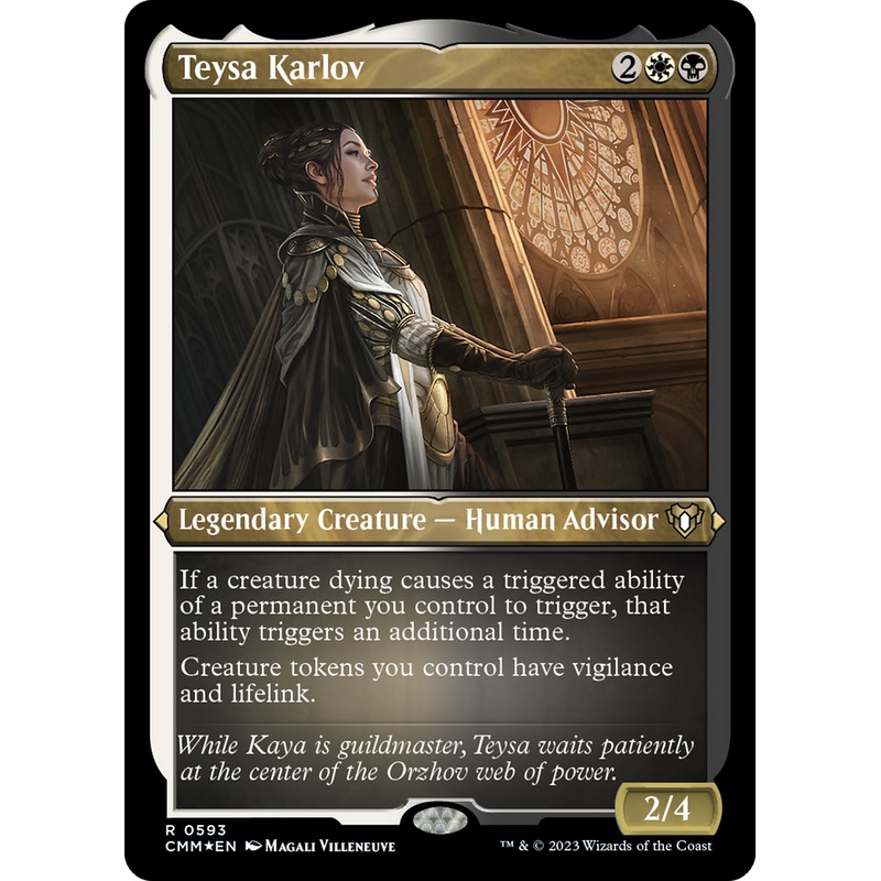 Teysa Karlov (CMM-593) - Commander Masters Etched Foil