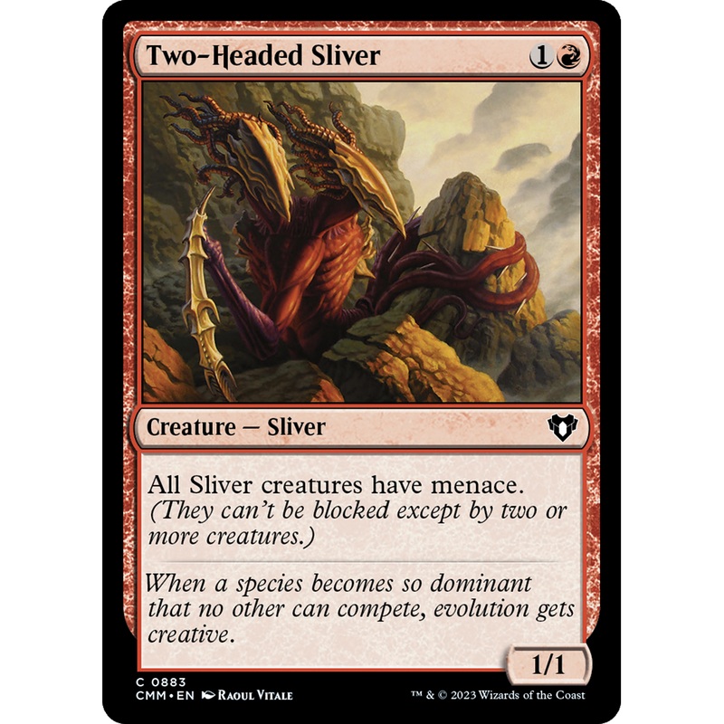 Two-Headed Sliver (CMM-883) - Commander Masters