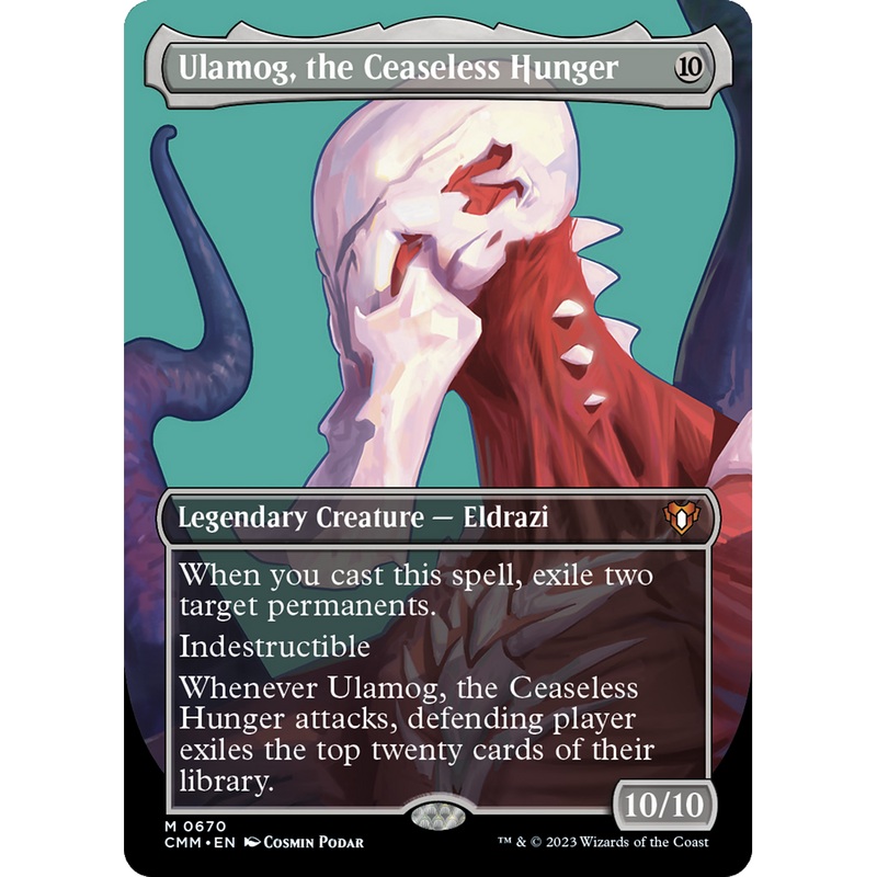 Ulamog, the Ceaseless Hunger (CMM-670) - Commander Masters (Borderless)
