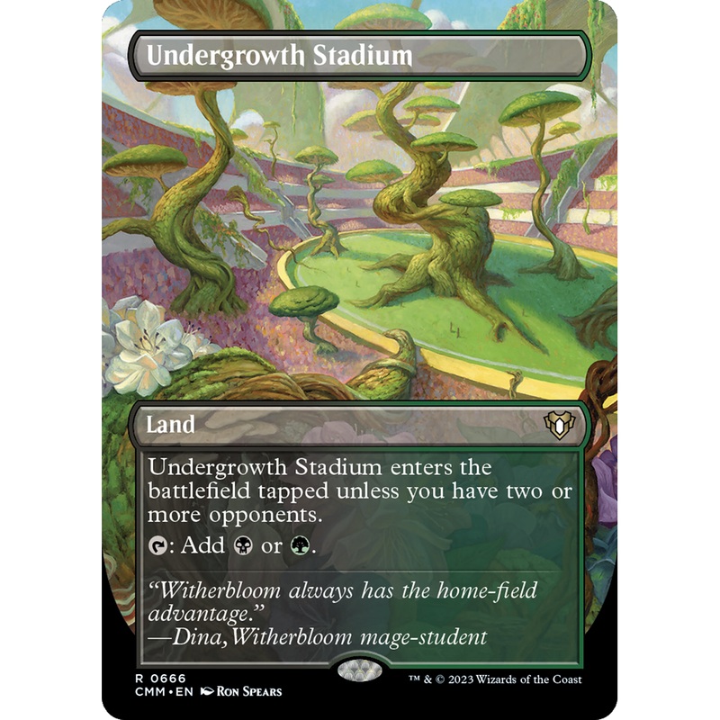 Undergrowth Stadium (CMM-666) - Commander Masters (Borderless) Foil