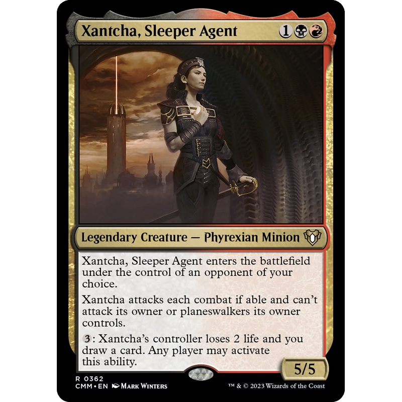 Xantcha, Sleeper Agent (CMM-362) - Commander Masters Foil