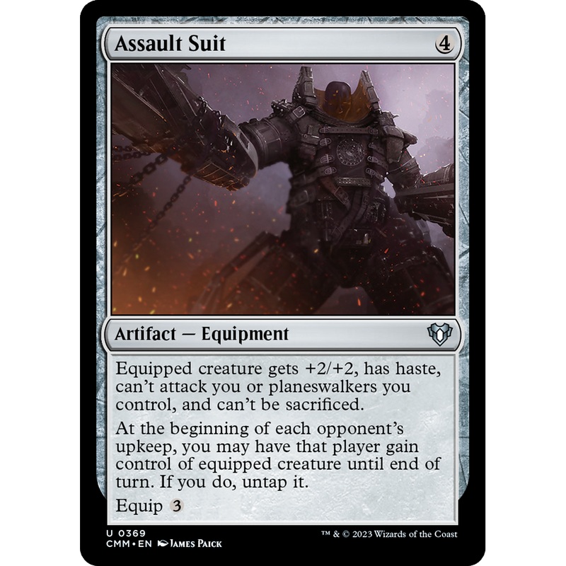 Assault Suit (CMM-369) - Commander Masters