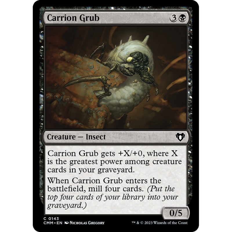 Carrion Grub (CMM-143) - Commander Masters Foil
