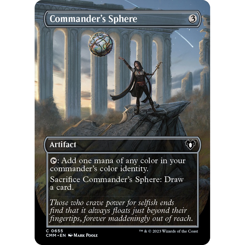 Commander's Sphere (CMM-655) - Commander Masters (Borderless) Foil