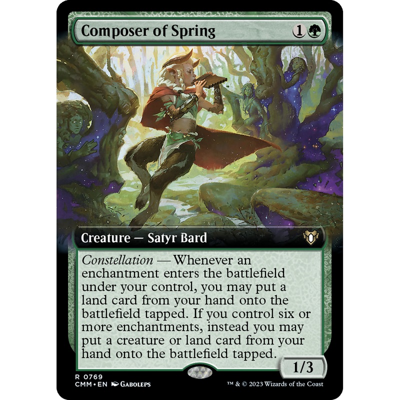 Composer of Spring (CMM-769) - Commander Masters: (Extended Art)
