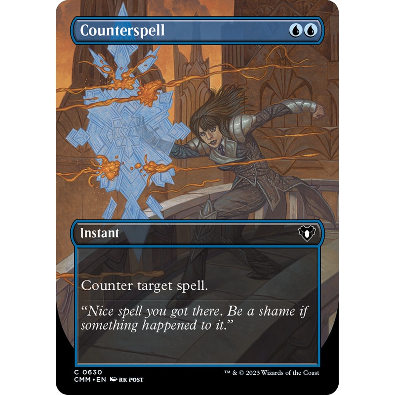 Counterspell (CMM-630) - Commander Masters (Borderless)
