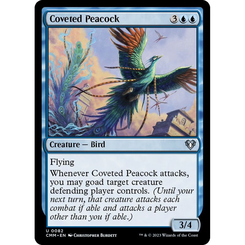 Coveted Peacock (CMM-082) - Commander Masters