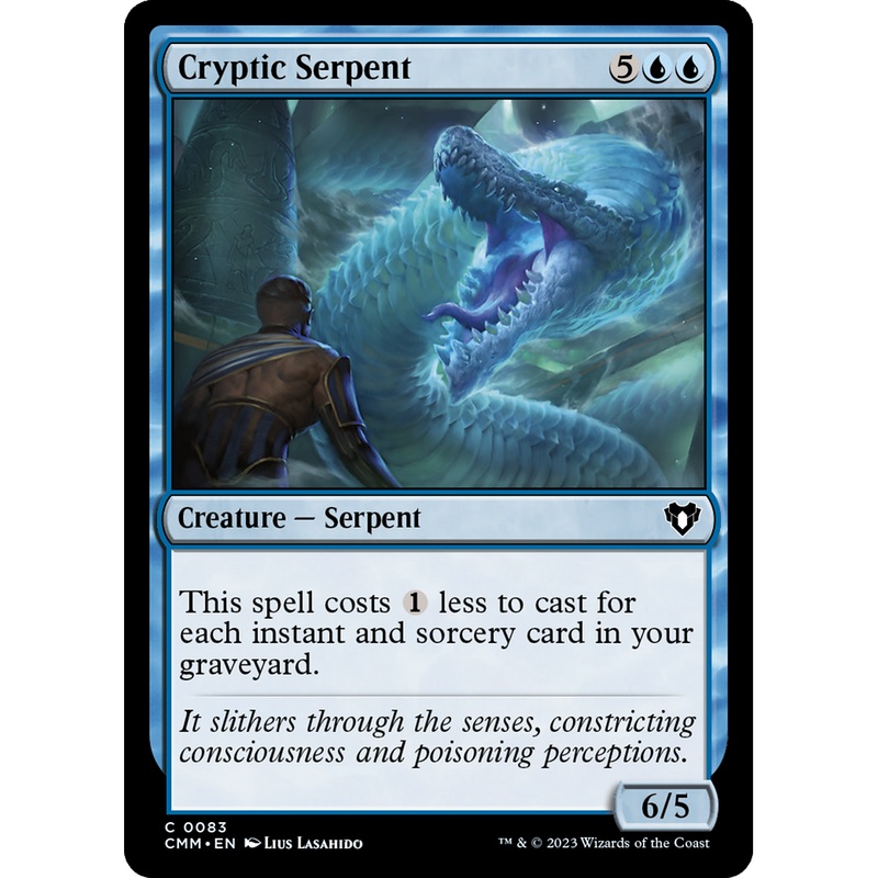 Cryptic Serpent (CMM-083) - Commander Masters Foil