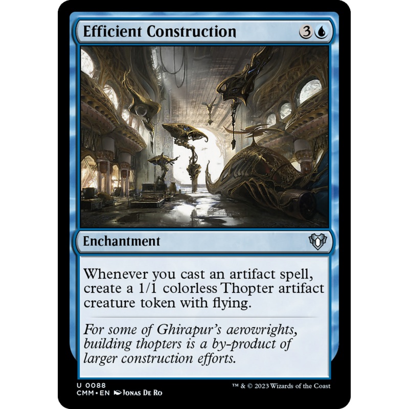 Efficient Construction (CMM-088) - Commander Masters Foil