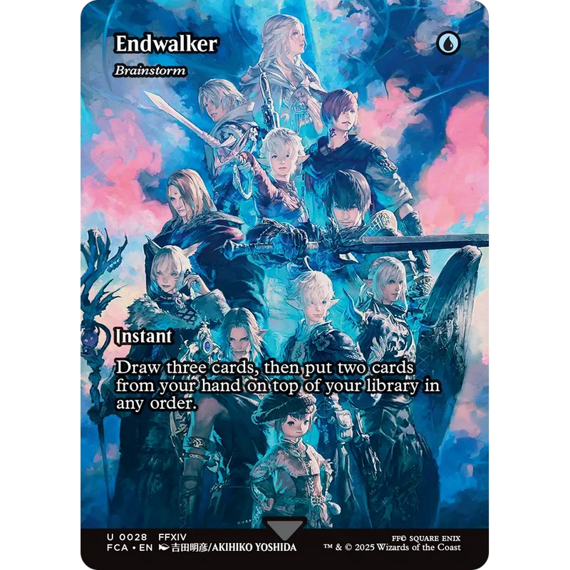 Endwalker - Brainstorm (Showcase) (FCA-028) - FINAL FANTASY: Through the Ages / Endwalker (Borderless) Foil