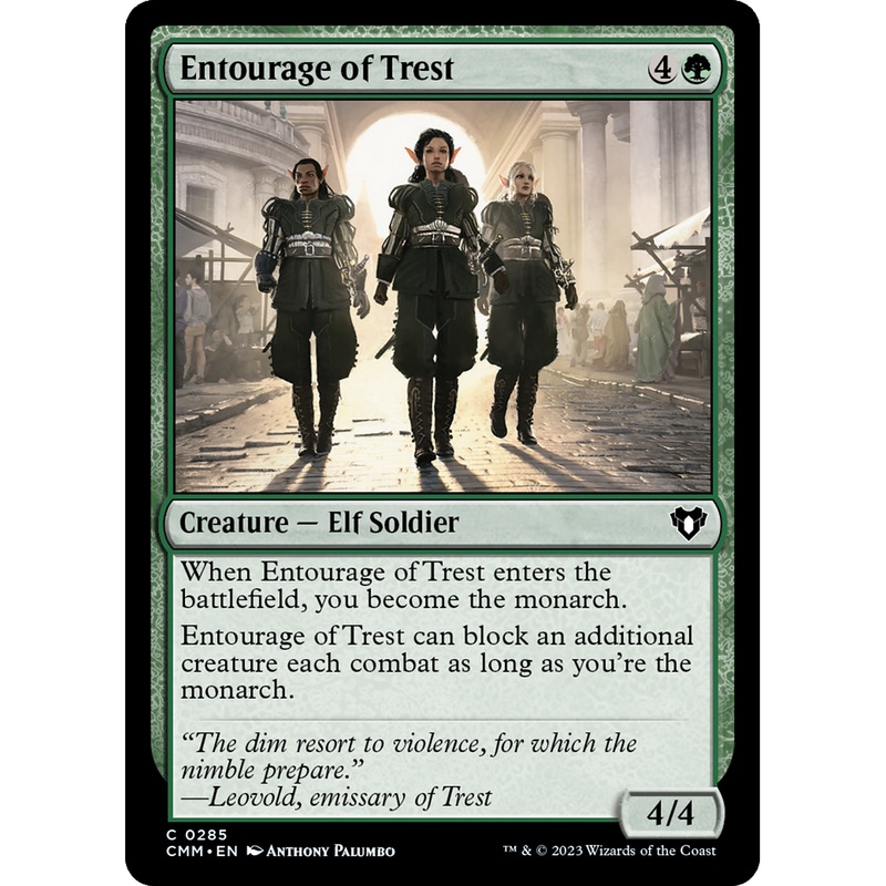 Entourage of Trest (CMM-285) - Commander Masters Foil