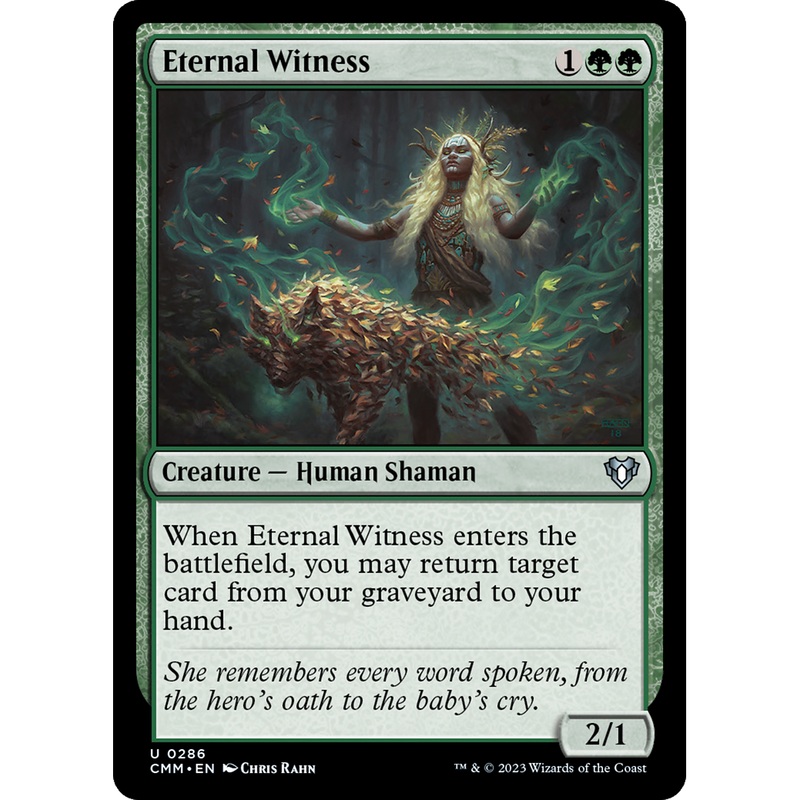 Eternal Witness (CMM-286) - Commander Masters