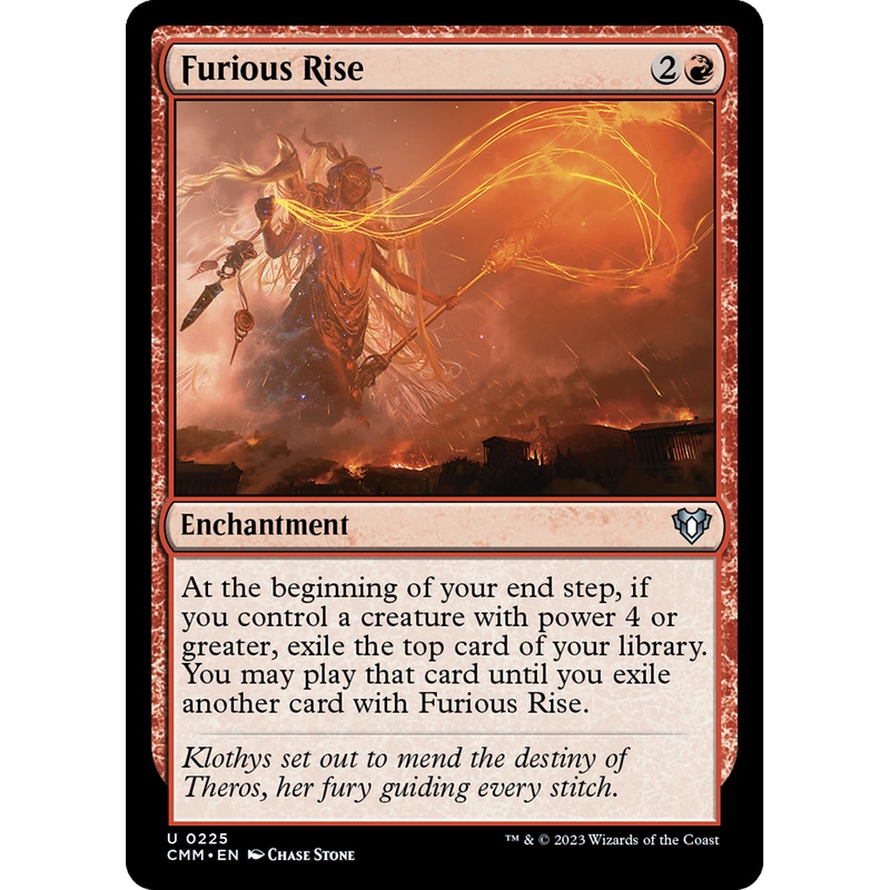 Furious Rise (CMM-225) - Commander Masters Foil