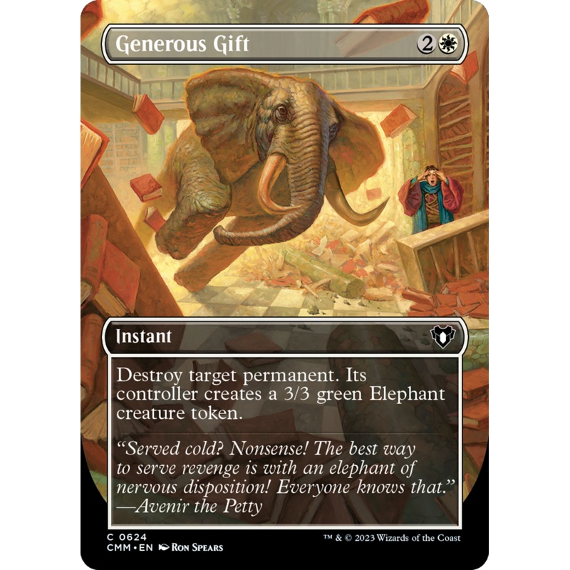 Generous Gift (CMM-624) - Commander Masters (Borderless) Foil