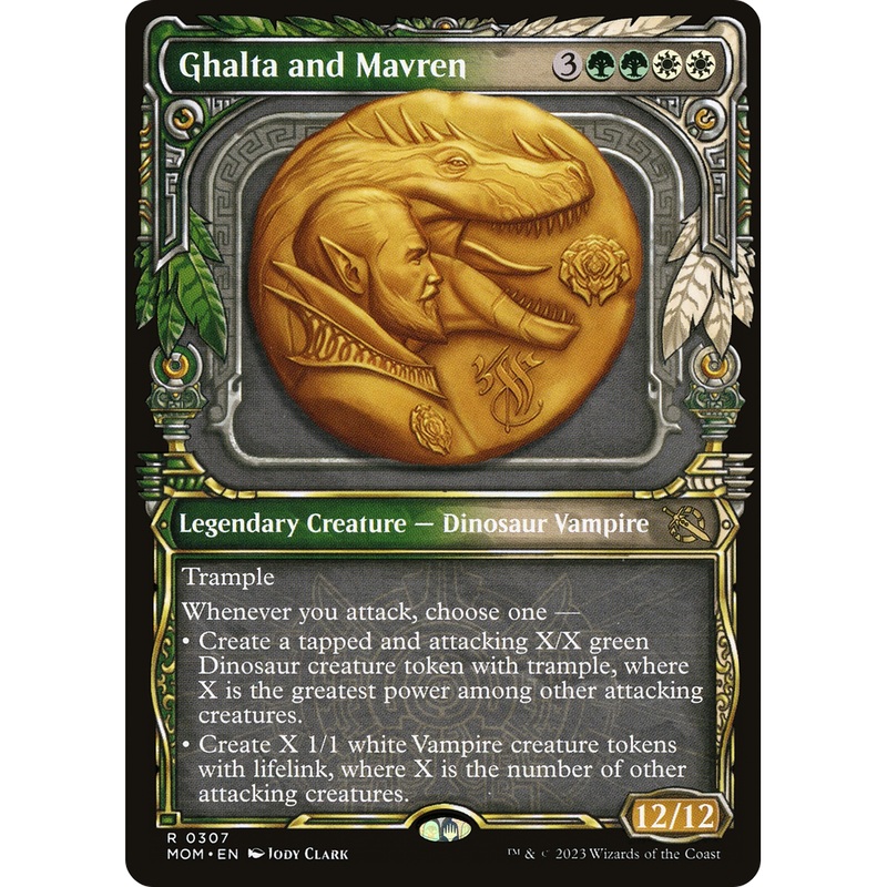 Ghalta and Mavren (MOM-307) - March of the Machine: (Showcase)