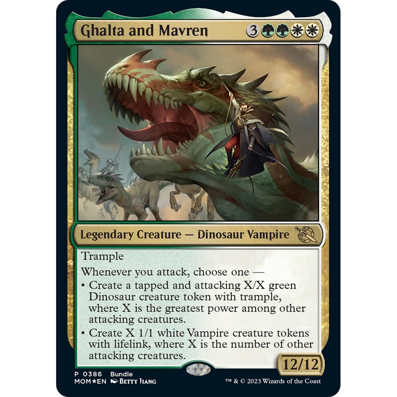 Ghalta and Mavren (UMP-386) - March of the Machine Foil