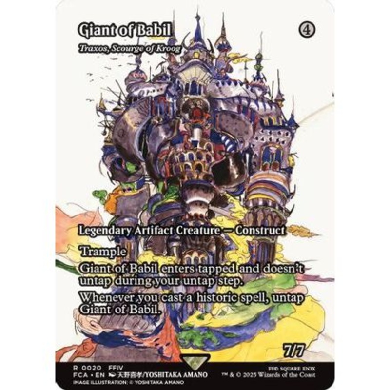 Giant of Babil - Traxos, Scourge of Kroog (Showcase) (FCA-020) - FINAL FANTASY: Through the Ages Foil